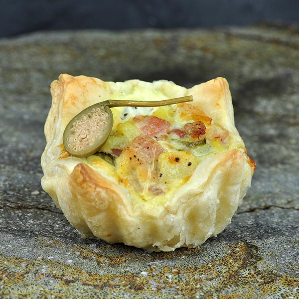 Мини-киш с мясом и картофелем, 35 г